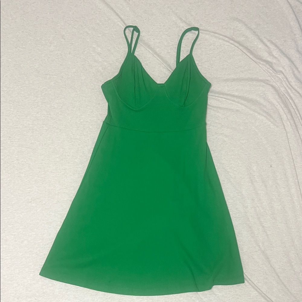 Elegant Green Women's Dress